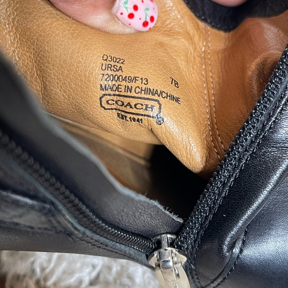 Coach Ursa Leather Bootie - Picture 8 of 8
